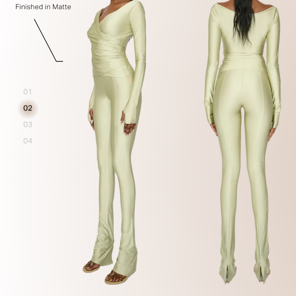 Coucoo Lanai Leggings and Top Matching Set - Mint Gum
